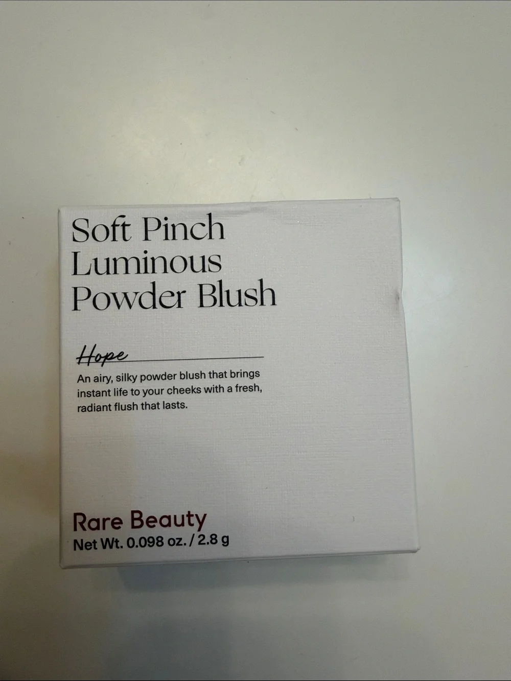 Rare Beauty Soft Pinch Blush Hope - Light Pink Packaging